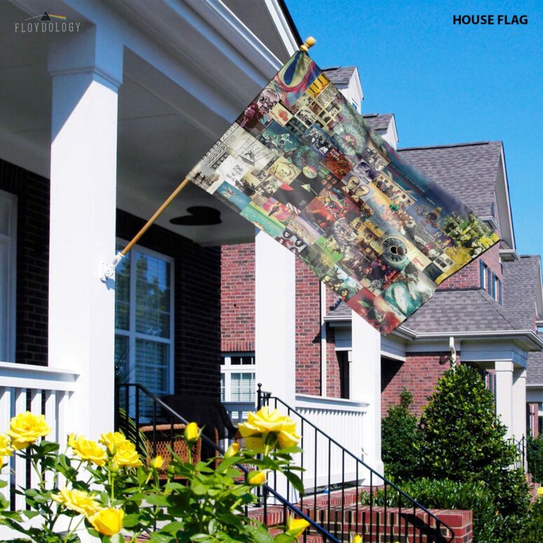 Pink Floyd Albums Collage Pink Floyd Flag