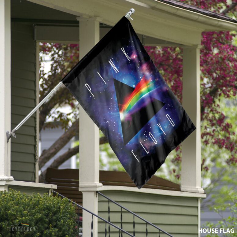 Cosmic Dark Side Of The Moon Pink Floyd Flag