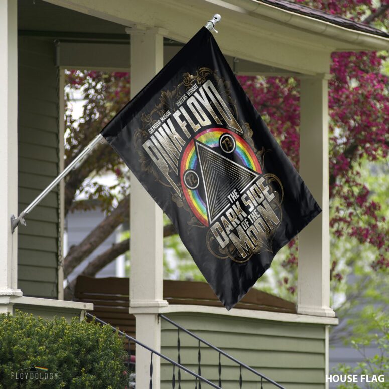 Dark Side Of The Moon 1972 1973 Vintage Pink Floyd Flag Dark Side Of The Moon 1972 1973 Vintage Pink Floyd Flag