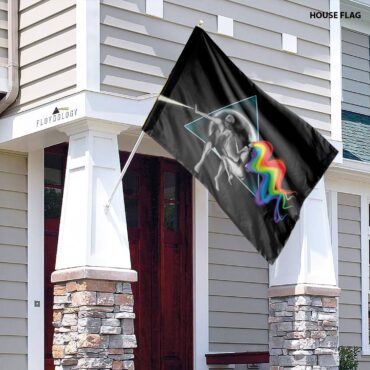 Adam Eva Dark Side of The Moon Pink Floyd Flag