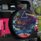 Looking For Dark Side Of The Moon Pink Floyd Spare Tire Cover 4 - OtherBrick