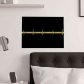Pink Floyd Dark Side Of The Moon Heartbeat Canvas 1pcs - OtherBrick