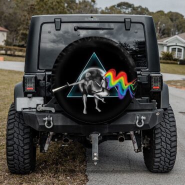 Adam Eva Dark Side Of The Moon Pink Floyd Spare Tire Cover