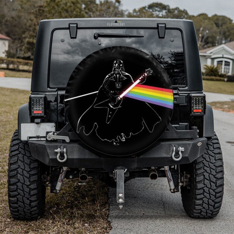 Darth Vader of The Moon Pink Floyd Spare Tire Cover