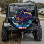 Left2d Backpack Golden Dark Side Of The Moon - OtherBrick