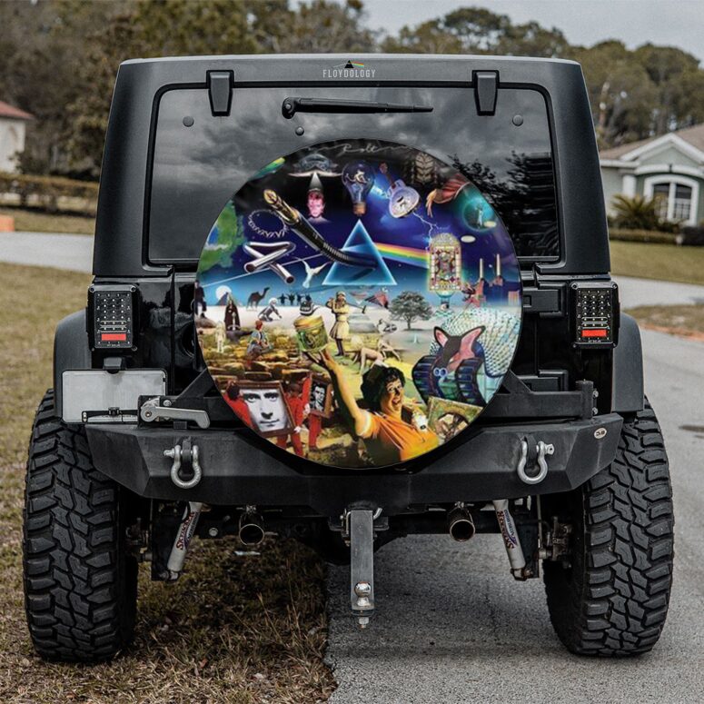Music is always by your side Pink Floyd Spare Tire Cover Music is always by your side Pink Floyd Spare Tire Cover