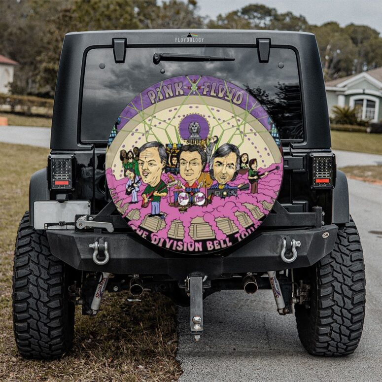 PINK FLOYD The Divison Bell October 94 Spare Tire Cover PINK FLOYD The Divison Bell October 94 Spare Tire Cover