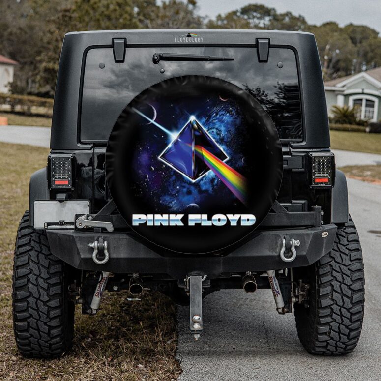 Pink Floyd Cosmic Prism Rainbow Galaxy Spare Tire Cover Pink Floyd Cosmic Prism Rainbow Galaxy Spare Tire Cover