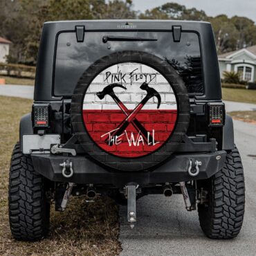 Pink Floyd The Wall Emblem on Brick Background Spare Tire Cover