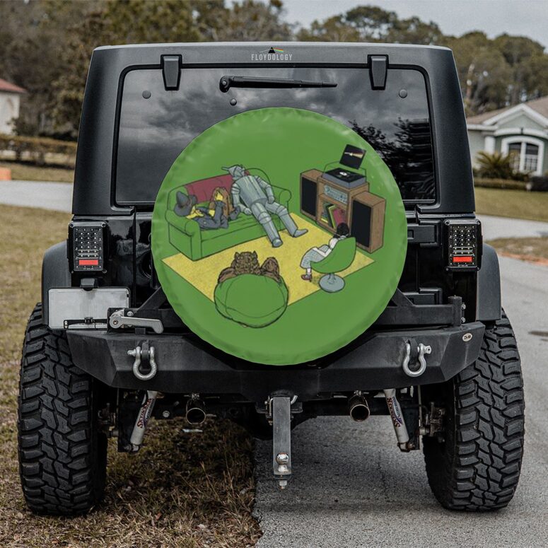 dark side of the moon wizard of oz Pink Floyd Spare Tire Cover