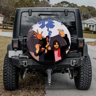 Pink Floyd Fish Eye Lense Spare Tire Cover