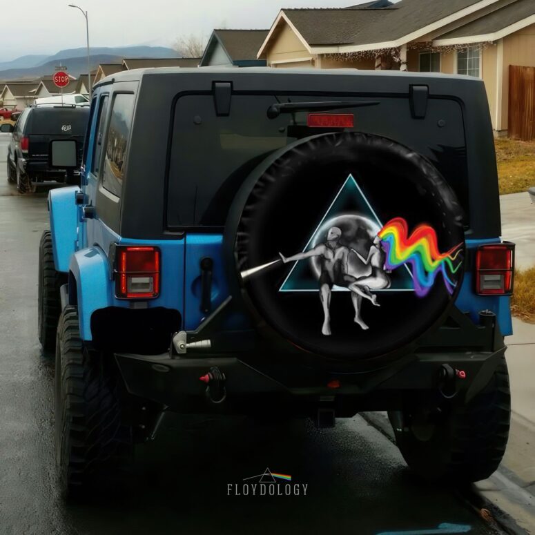 Adam Eva Dark Side Of The Moon Pink Floyd Spare Tire Cover