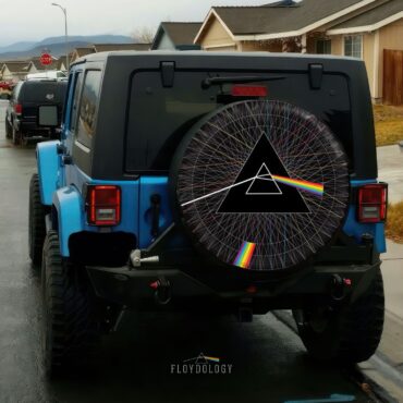 Dark Side Of The Moon 40th Artwork Pink Floyd Spare Tire Cover Dark Side Of The Moon 40th Artwork Pink Floyd Spare Tire Cover