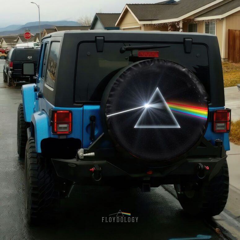 The Dark Side of the Moon Remastered Pink Floyd Spare Tire Cover The Dark Side of the Moon Remastered Pink Floyd Spare Tire Cover