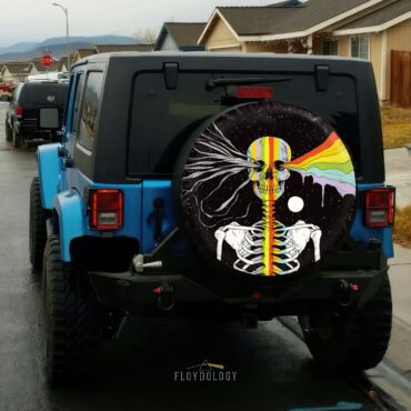 Dark Side of Existence Pink Floyd Spare Tire Cover