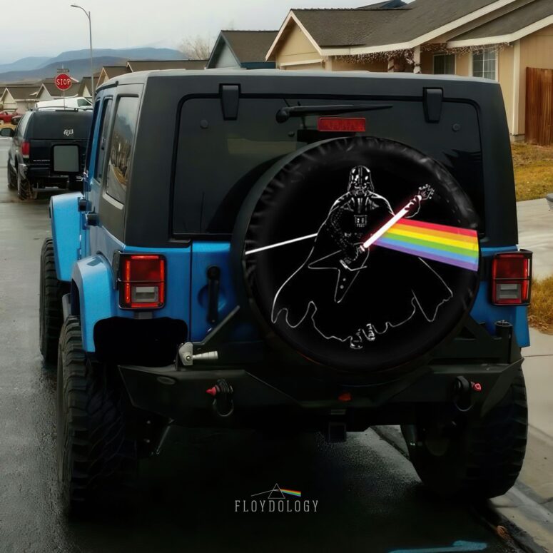Darth Vader of The Moon Pink Floyd Spare Tire Cover