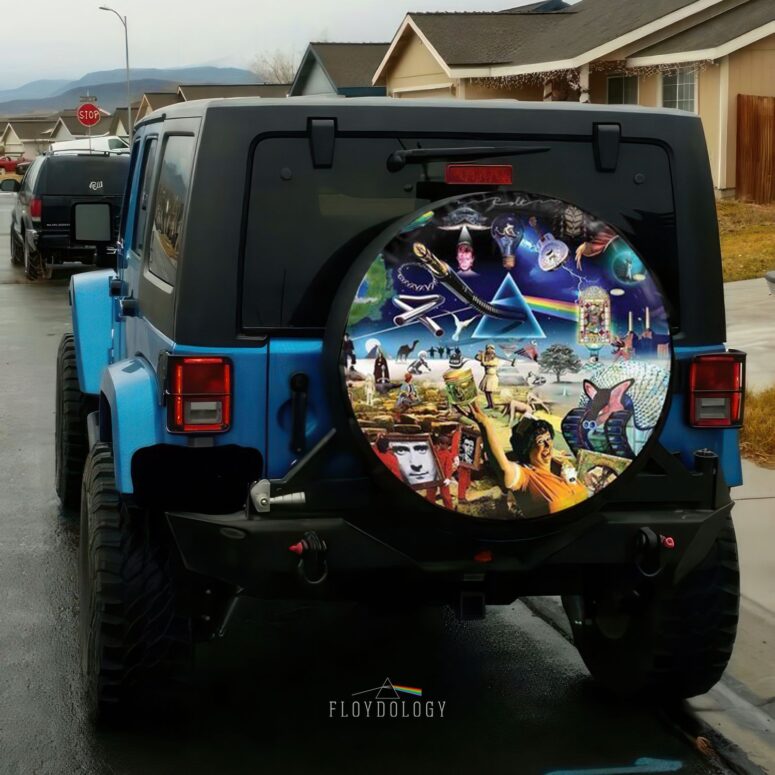 Music is always by your side Pink Floyd Spare Tire Cover Music is always by your side Pink Floyd Spare Tire Cover