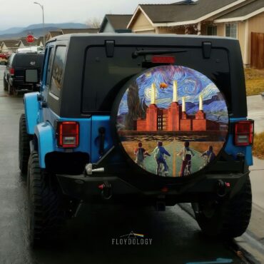 Pigs Can Fly Stranger Things x Animals Pink Floyd Spare Tire Cover