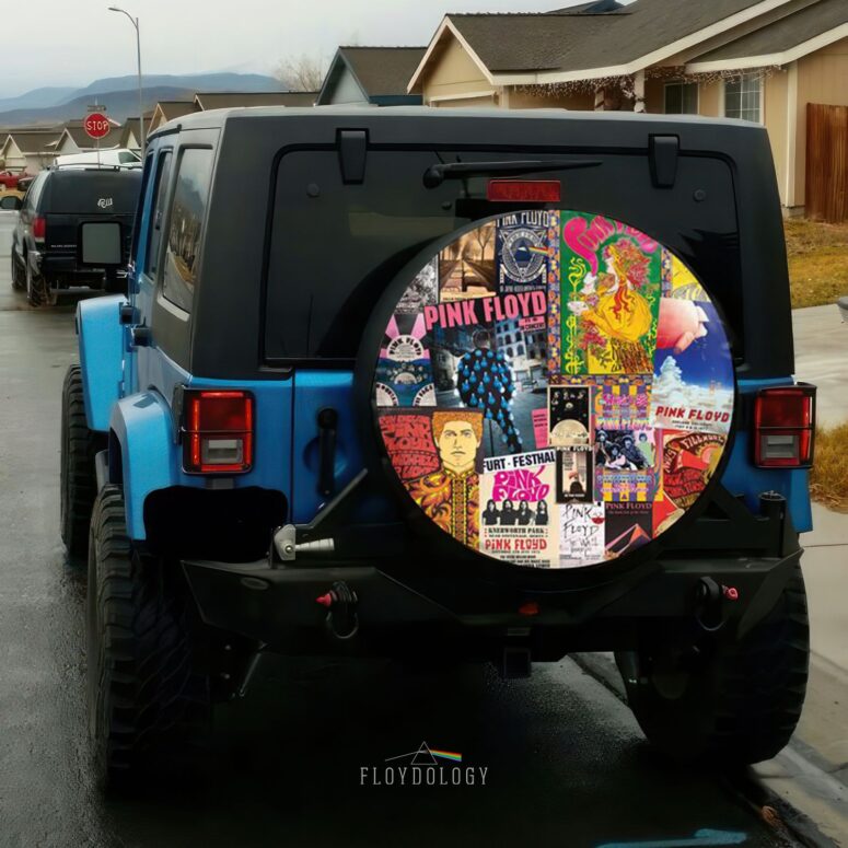 Pink Floyd Vintage Rock Concert Spare Tire Cover Pink Floyd Vintage Rock Concert Spare Tire Cover