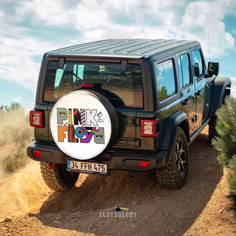 Pink Floyd Album Logo Full Color Spare Tire Cover