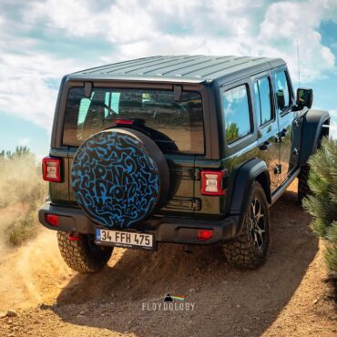 Pink Floyd Logo Cosmic psychedelic Art Spare Tire Cover