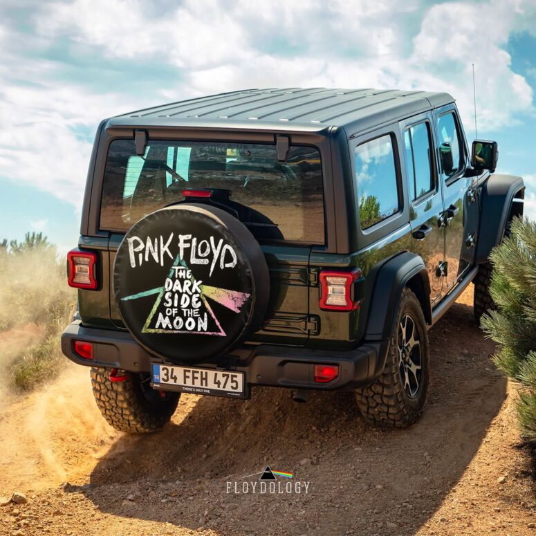 Pink Floyd The Dark side of the moon Gardient Art Spare Tire Cover