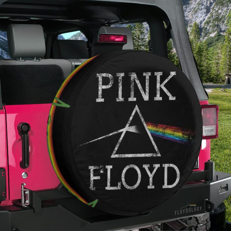 Dark Side Of The Moon Acid Wash Pink Floyd Spare Tire Cover Dark Side Of The Moon Acid Wash Pink Floyd Spare Tire Cover