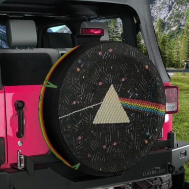 Dark Side Of The Moon Candy Pink Floyd Spare Tire Cover