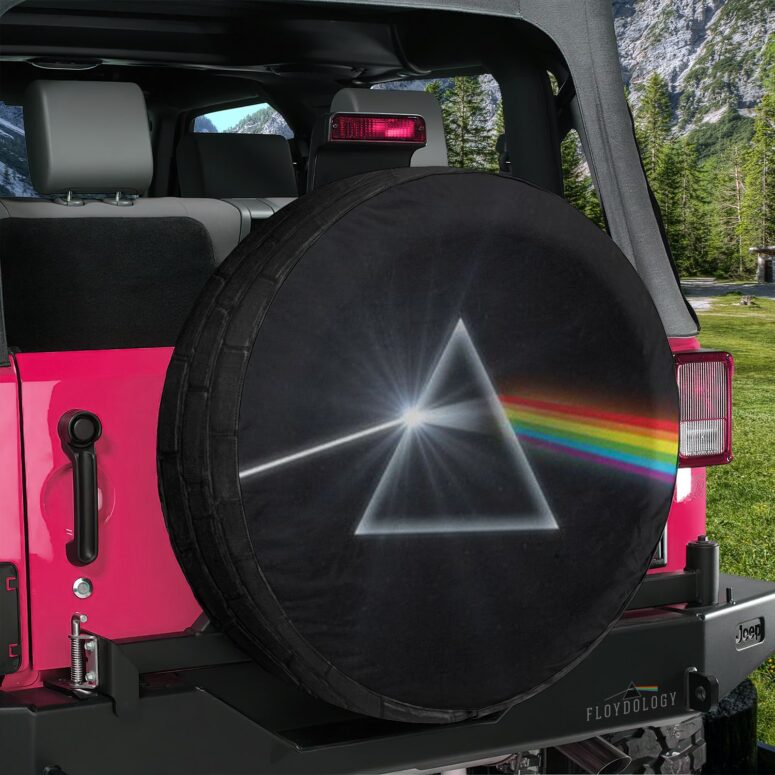 The Dark Side of the Moon Remastered Pink Floyd Spare Tire Cover The Dark Side of the Moon Remastered Pink Floyd Spare Tire Cover