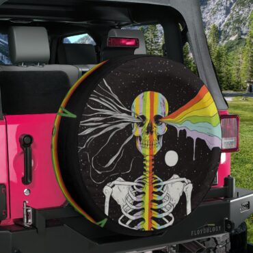 Dark Side of Existence Pink Floyd Spare Tire Cover