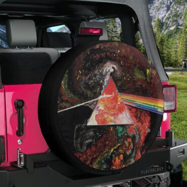 Liquid Dark Side Of The Moon Pink Floyd Spare Tire Cover