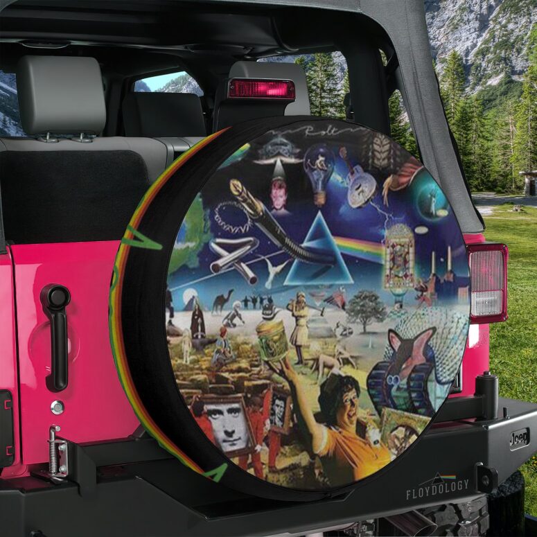 Music is always by your side Pink Floyd Spare Tire Cover Music is always by your side Pink Floyd Spare Tire Cover