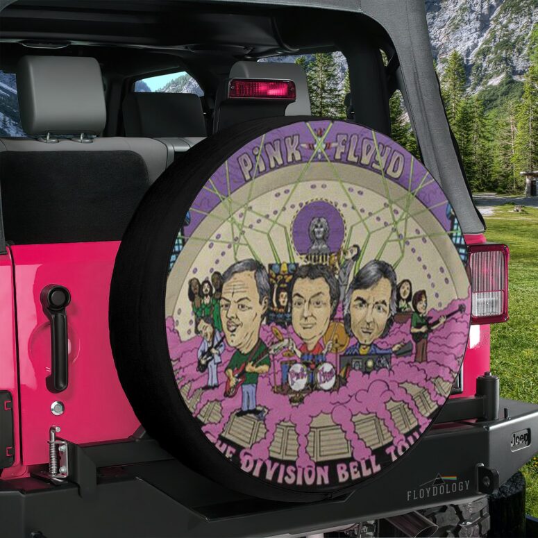 PINK FLOYD The Divison Bell October 94 Spare Tire Cover PINK FLOYD The Divison Bell October 94 Spare Tire Cover