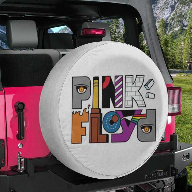 Pink Floyd Album Logo Full Color Spare Tire Cover