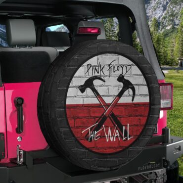 Pink Floyd The Wall Emblem on Brick Background Spare Tire Cover