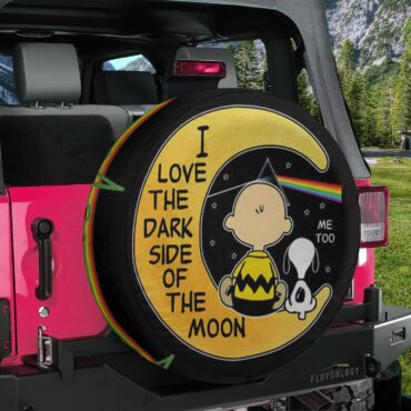 Snoopy I love the dark Side Of the Moon Pink Floyd Spare Tire Cover Snoopy I love the dark Side Of the Moon Pink Floyd Spare Tire Cover