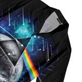 Snoopy And Charlie Brown Looking Dark Side Of The Moon Hawaiian Shirt Pocket - OtherBrick
