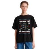 The Dark Side Of Christmas Pink Floyd Front Shirt Woman Black - OtherBrick