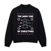 The Dark Side Of Christmas Pink Floyd Front Sweatshirt Black - OtherBrick