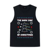 The Dark Side Of Christmas Pink Floyd Front Tank Black - OtherBrick