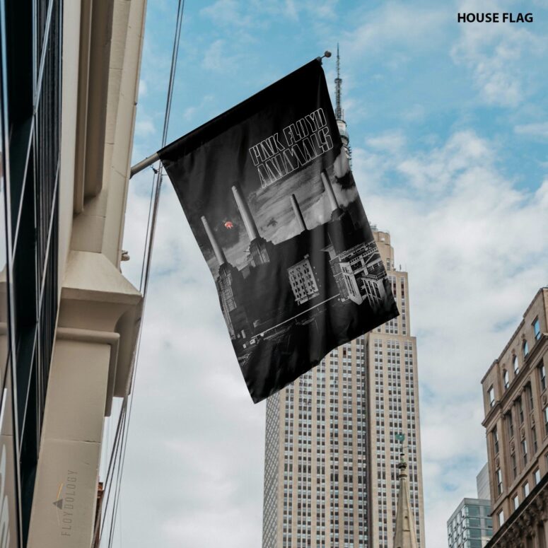 Animals Monotone Album Art Pink Floyd Flag Animals Monotone Album Art Pink Floyd Flag