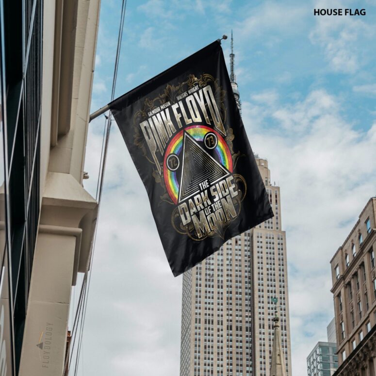 Dark Side Of The Moon 1972 1973 Vintage Pink Floyd Flag Dark Side Of The Moon 1972 1973 Vintage Pink Floyd Flag