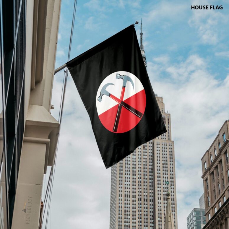The Wall Pink Floyd Vertical House Flag