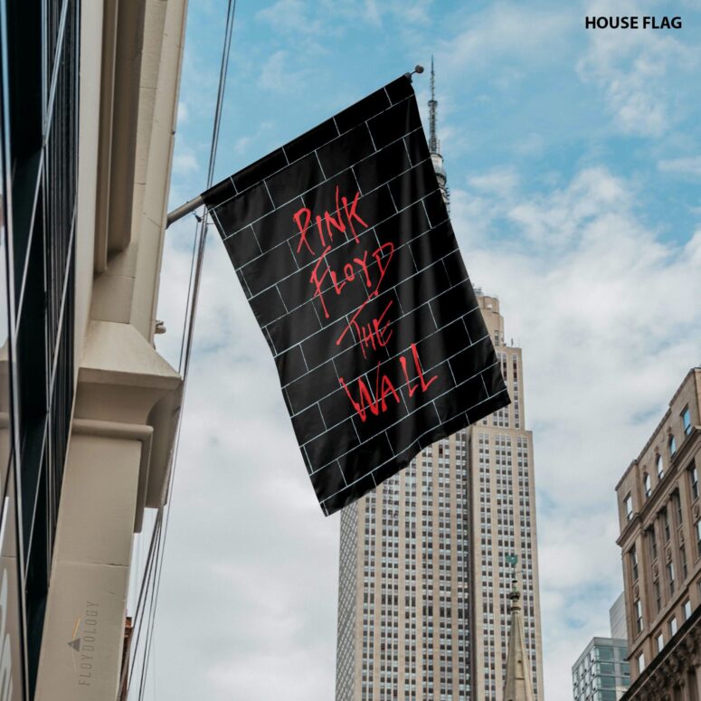 The Wall Red Version Pink Floyd Vertical House Flag