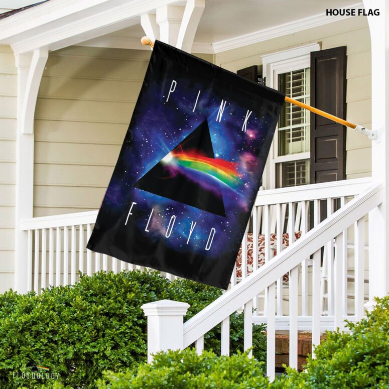 Cosmic Dark Side Of The Moon Pink Floyd Flag