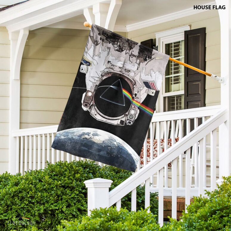 Dark Side Of The Moon Astronaut Pink Floyd Flag