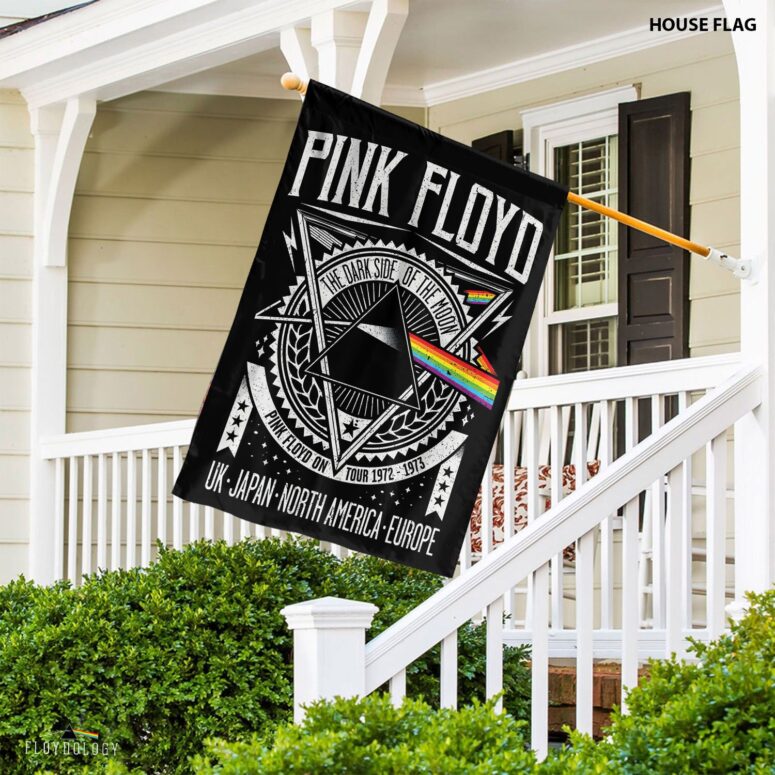 Dark Side Of The Moon Tour 1972 EMP Original Pink Floyd Flag Dark Side Of The Moon Tour 1972 EMP Original Pink Floyd Flag