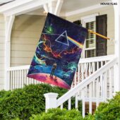 V Flag H Looking For Dark Side Of The Moon Pink Floyd Vertical House Flag - OtherBrick
