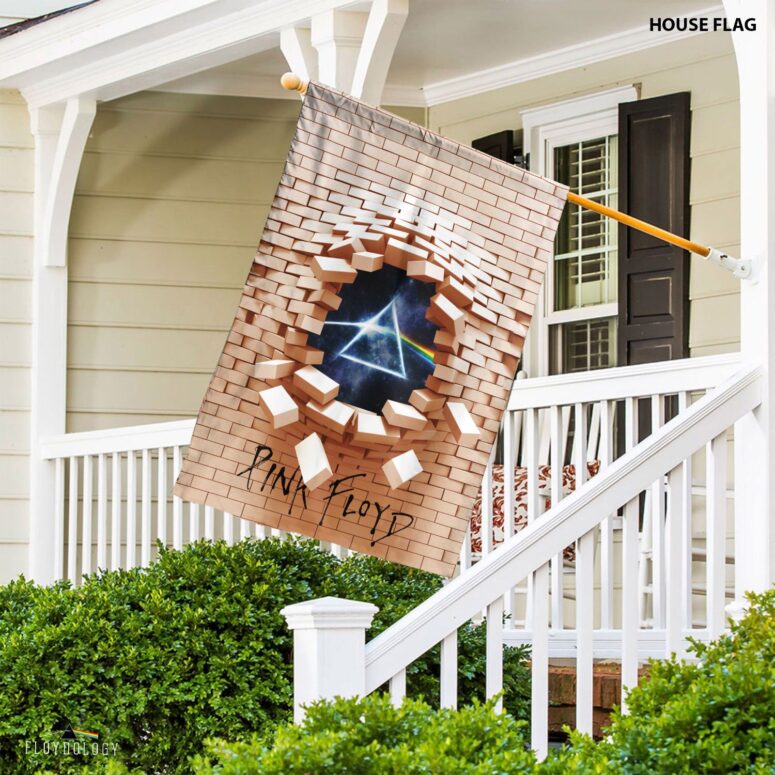 The Wall Pyramid Vintage Pink Floyd Flag