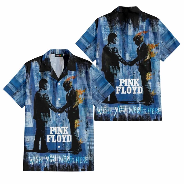 Wish You Were Here Trippy Pink Floyd Hawaiian Shirt
